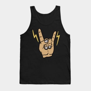 Rock Metal Hand Symbol Tank Top